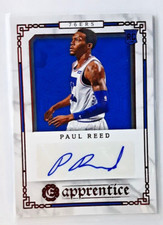2020-21 Panini Chronicles Excalibur Signatures Paul Reed Apprentice Auto 76ERS