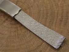 Vintage NOS Kreisler Stainless Steel Mesh Extra Long watch band 17.5mm 11/16 in