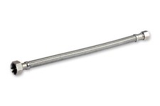 Stainless Steel Sink Flexible Faucet Supply Line ChromePlated Brass Nut LeadFree