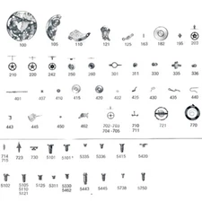 Eta 2512  Calibre Swiss Watch Parts - Spares * used & new old stock*