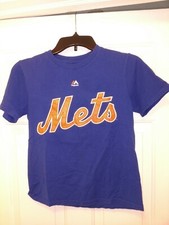MLB New York Mets Baseball Yoenis Cespedes 52 Majestic T-shirt Youth Medium