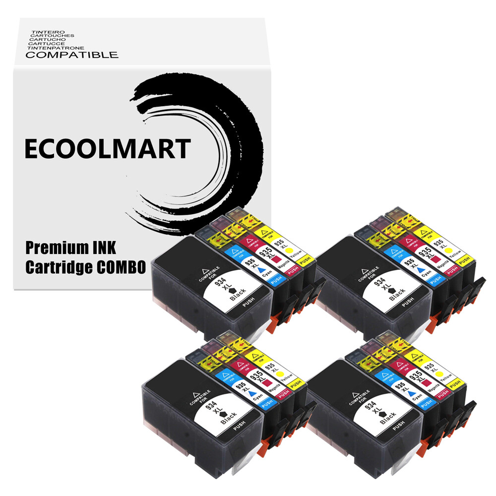 16PK Ink Cartridge replace for HP 934XL 935XL Officejet 6812 6815 6820