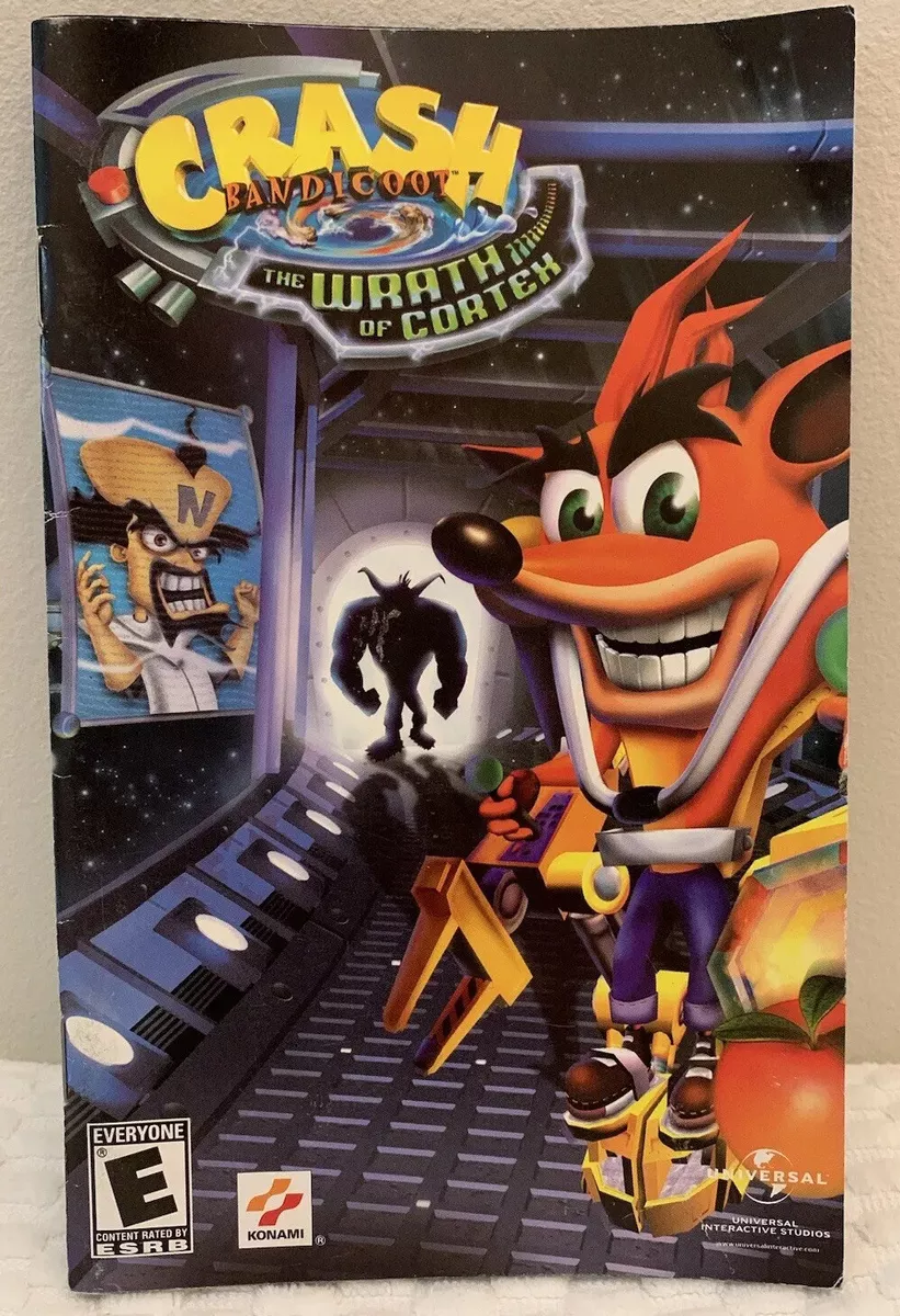 Crash Bandicoot The Wrath Of Cortex Instruction Manual Playstation 2 PS2