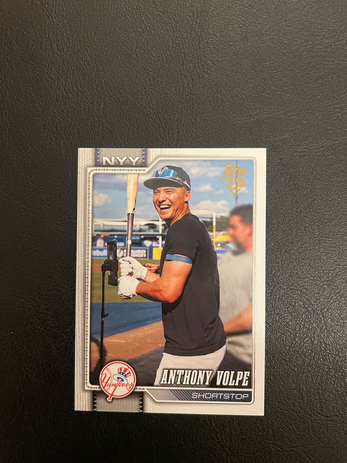 2026 Topps Series 1 Anthony Volpe Golden Mirror Image 308 SSP Image Variation 