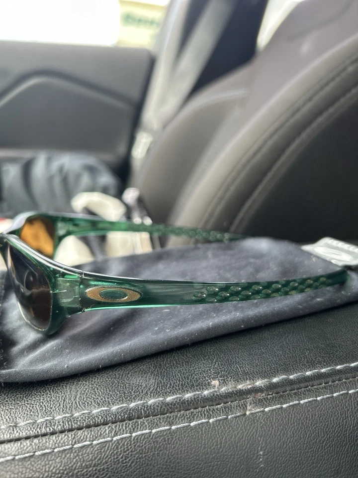 Oakley Fives 1.0 Algae Green Frame Gold Iridium Lens 03-132 Gen 1 90’s Y2K XX - Image 3 of 4