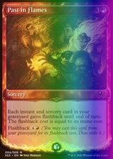 MTG Magic the Gathering Past in Flames (4/8) Signature Spellbook Chandra NM FOIL