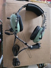 David Clark Aviation Headset H10-30 Microphone USAF Dual Compatible