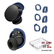  3 Pairs Ear Tips Covers for Bose New QuietComfort Earbuds 2024 , Blue