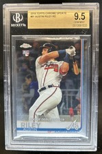 2019 Topps Chrome Update Austin Riley RC Rookie #61 Braves BGS 9.5