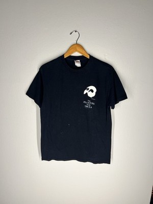 Vintage Phantom Of The Opera Shirt Mens M Black Grunge 1986 80s Streetwear