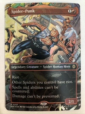 MTG - Spider-Punk (0207) (Borderless) Marvel's Spider-Man Foil
