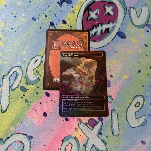 Zagoth Triome Full Art foil Mtg Play Test Card Land - Picture 1 of 1