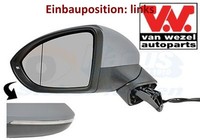 VAN Wezel 5769817 AußEnspiegel Links Spiegel AußEn FüR VW