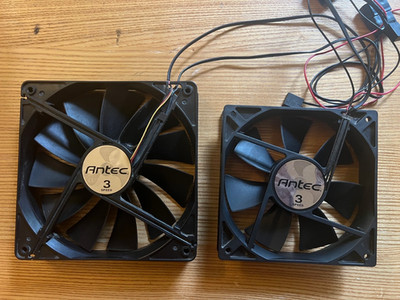 Antec 3-Speed Three Speed Cooling Case Fans Lot of 2