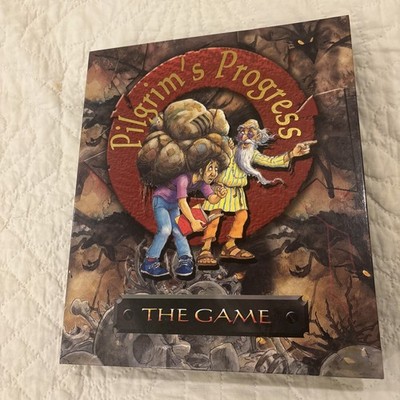 Pilgrims Progress The Game Complete (!!!UNOPENED!!! Pieces/Cards) 88 Pg Book Inc