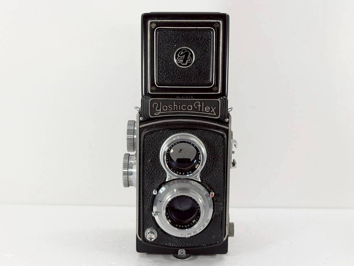 Exc+5 for this age] Yashica Yashicaflex Model B TLR 6x6 Camera