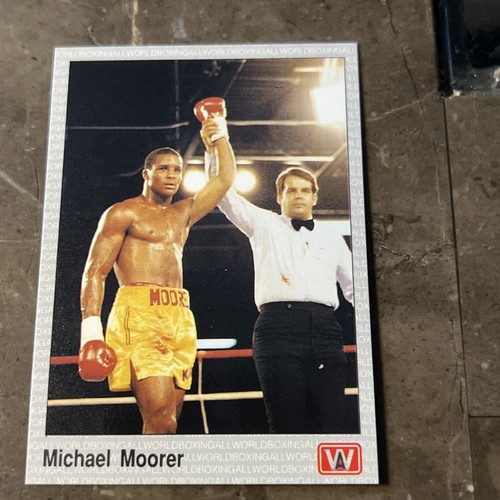 Boxing 1991 MICHAEL MOORER 116 AW Sports Card HOF Vintage