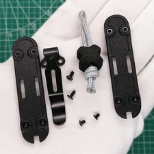 1 Pair Fibred Nylon Scales with Tweezers&Toothpick Slot for 58mm Victorinox SAK