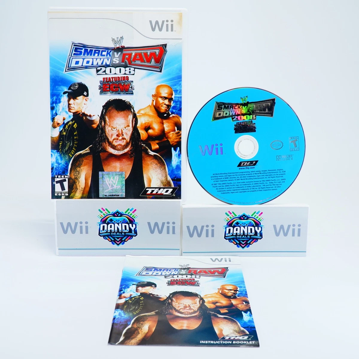 Nintendo Wii WWE SmackDown vs. Raw 2008 Video Games for sale | eBay