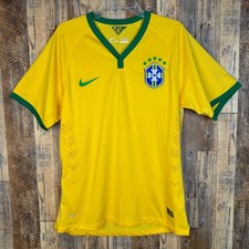 Brazil 2014 Home WC Football Jersey Nike 478323-410 Men’s L