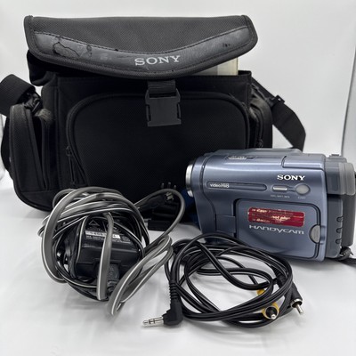 Sony Handycam CCD-TRV128 Video Hi-8 Blue Camcorder-Tested/Working