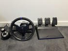 PXN Racing Wheel Set with Pedals & Gear Shifter, Wired for PC/Console, Black