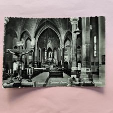 TORTONA - INTERNO SANTUARIO MADONNA DELLA GUARDIA  CARTOLINA BIANCO E NERO USATA