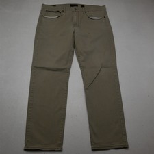 Lucky Brand 36x32 Khaki Brushed 121 Slim Straight Mens Jeans