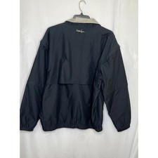 Chicos Noir Veste Avec Caché Avant Fermeture Éclair / Boutons Pression