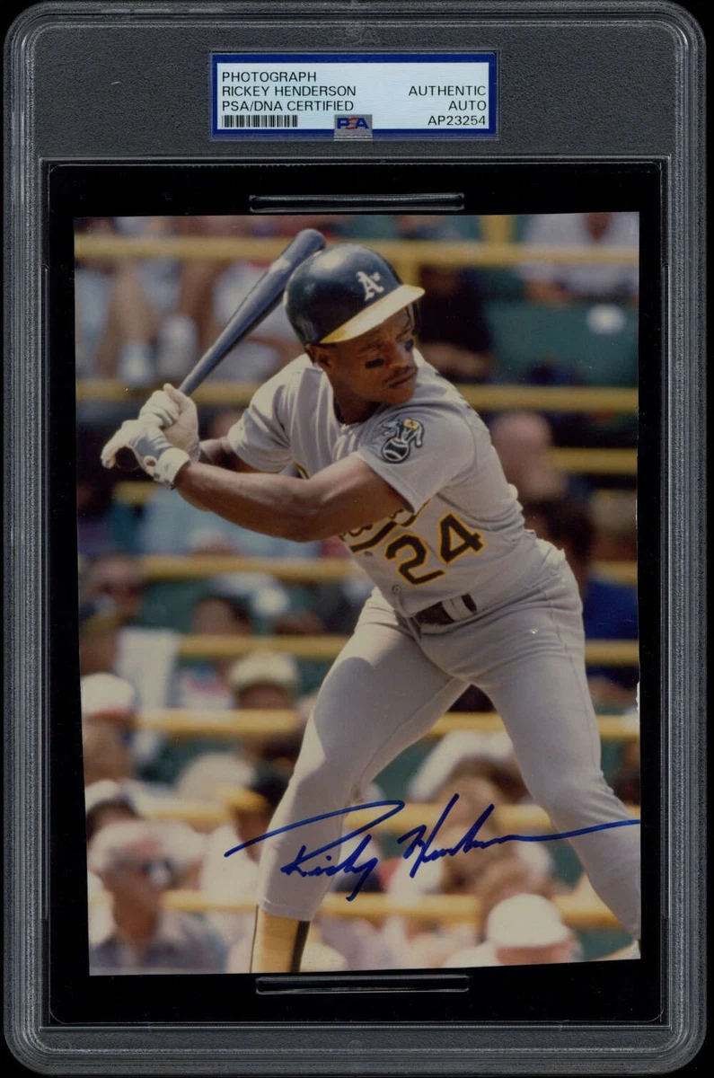 Rickey Henderson MLB Original Autographed Photos for sale | eBay
