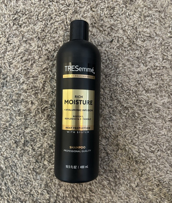 TRESemmé Rich Moisture Hyaluronic Infusion Shampoo Heat Protect Dry Hair 16.5