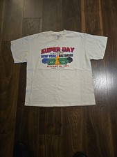 VTG 2001 Super Bowl 35 Baltimore Ravens NY Giants  T-Shirt - XL Gildan
