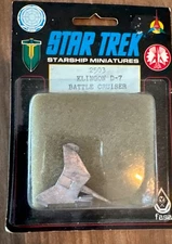 Vintage Star Trek Starship Miniatures Klingon D-7 Battle Cruiser #2503 1985 HTF
