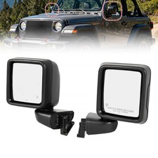 Pair Left Right Power Heated Mirror For Jeep Gladiator Wrangler Jl 2018-2023 Pair Left Right Power Heated Mirror For Jeep Gladiator Wrangler Jl 2018-2023