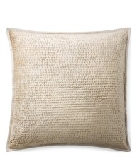 NWT Ralph Lauren Dover Street Norris Velvet Euro Pillow Sham Pearl Gray 86924