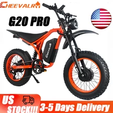 6000W Electric Dirt Bicycle 52V 32AH E-Bike 20 inch Off-road E-Motobike Adults
