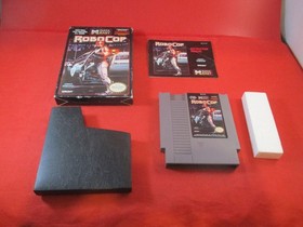 RoboCop Trilogy 1 2 3 (Nintendo NES) Casi Completo con Caja Manual Juego &iexcl;FUNCIONA!