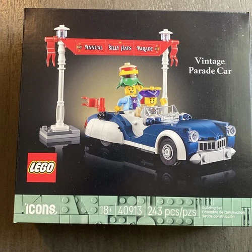 NEW LEGO ICONS VINTAGE PARADE CAR, SET 40913 Silly Hats