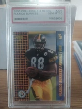 2000 Collectors Edge T-3 Retail Rookie RC Plaxico Burress PSA 10 Mint