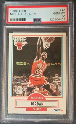 1990 Fleer Michael Jordan #26 PSA Gem Mint 10 New Slab Chicago Bulls GOAT 🔥