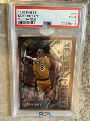 【PSA 9】1996 コービー・ブライアント #74 with coating 1996 FINEST W/COATING #74 KOBE BRYANT ROOKIE RC PSA 9 | eBay