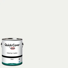 Glidden Quick Cover Interior Latex Paint Flat, White, 1 Gallon