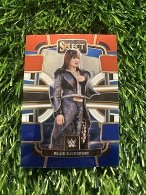 2024 Panini Select WWE - Concourse Blair Davenport #4 Red & Blue Parallel