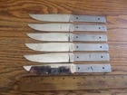 6 Carbon Steel Knife Blade Blank Blank's NOS Colonial Knife USA