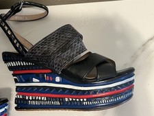 Escarpins à Talon Compensé Leopard Luna De Opening Ceremony - Taille 38, Multicolore