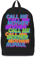 RuPaul - Rocksax - Ru Paul - Call Me Mother Logo - Backpack/Rucksack Padded Lapt