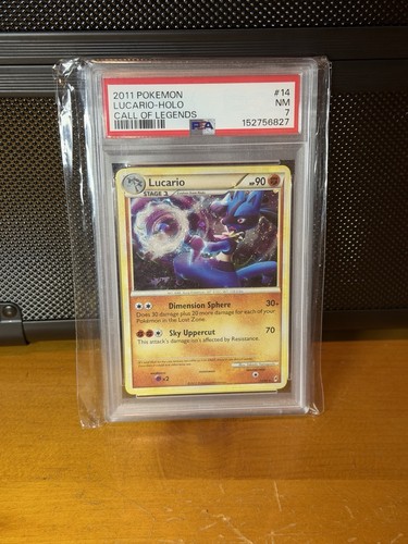 Lucario graded PSA 7 for sale on eBay