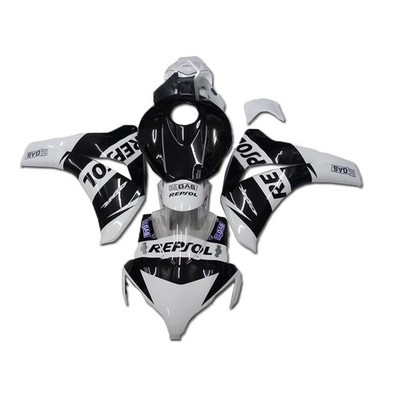 FKG Injection Mold Black Repsol Fairing Fit for Honda 2008-2011 CBR1000RR k007