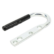 Trailer Coupler Lift Handle Galvanized Steel Rubber Tongue Handle For RV Caravan