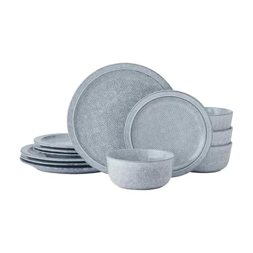 Pfaltzgraff Blooming Meadow 12 Piece Plates Bowls Dinnerware